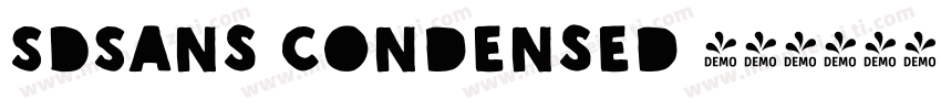 SDSans Condensed 字体字体转换